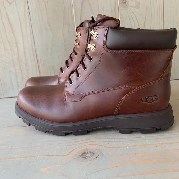 UGG STENTON COLD WEATHER WATERPROOF LEATHER/ SHEEPWOOL BOOTS, MEN US 13 … - Picture 6 of 9